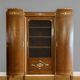 Louis XVI style showcase library in marquetry