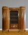 Louis XVI style showcase library in marquetry