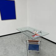 Dining table with folding base by Max Sauze Studio, France, 1970s