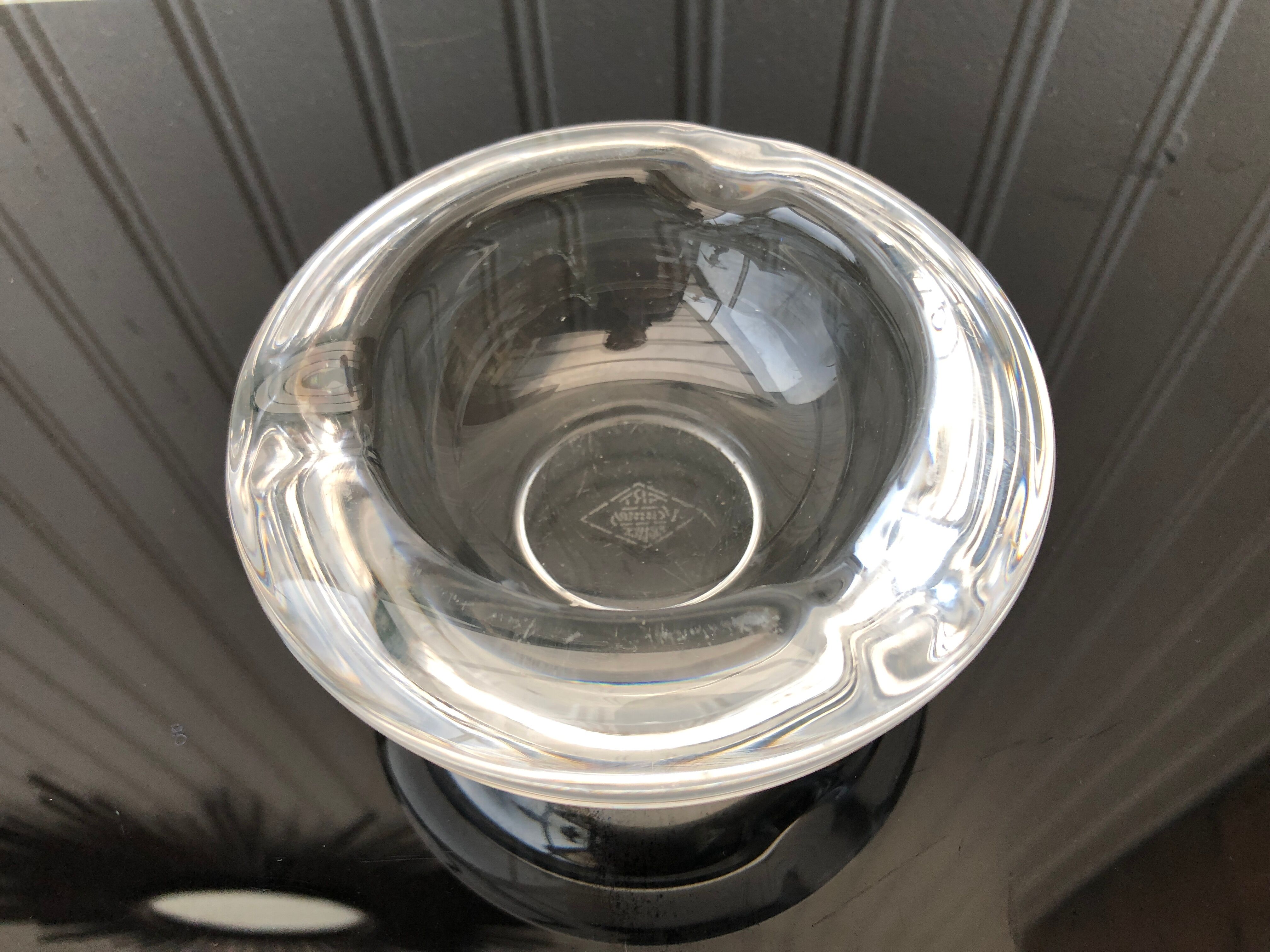 Crystal ashtray