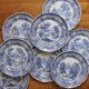8 flat plates in earthenware "Burgenland" Villeroy and vintage Boch