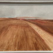 Original Swedish Oil on Canvas - "Rustic Landscape" by Nils Essen - Signed - Vintage and Framed - 42 × 50 cm (16.5" × 19.7")