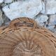 Handmade wicker laundry basket