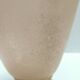 Vase amphore en verre Scavo rose pêche et blanc, attribué à Seguso, Italie