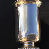Timbale en argent massif piédouche poinçon deuxième coq