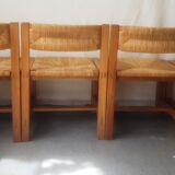 Series of 4 elm chairs and mulched back house revival