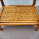 Night table, side table or end of rattan sofa