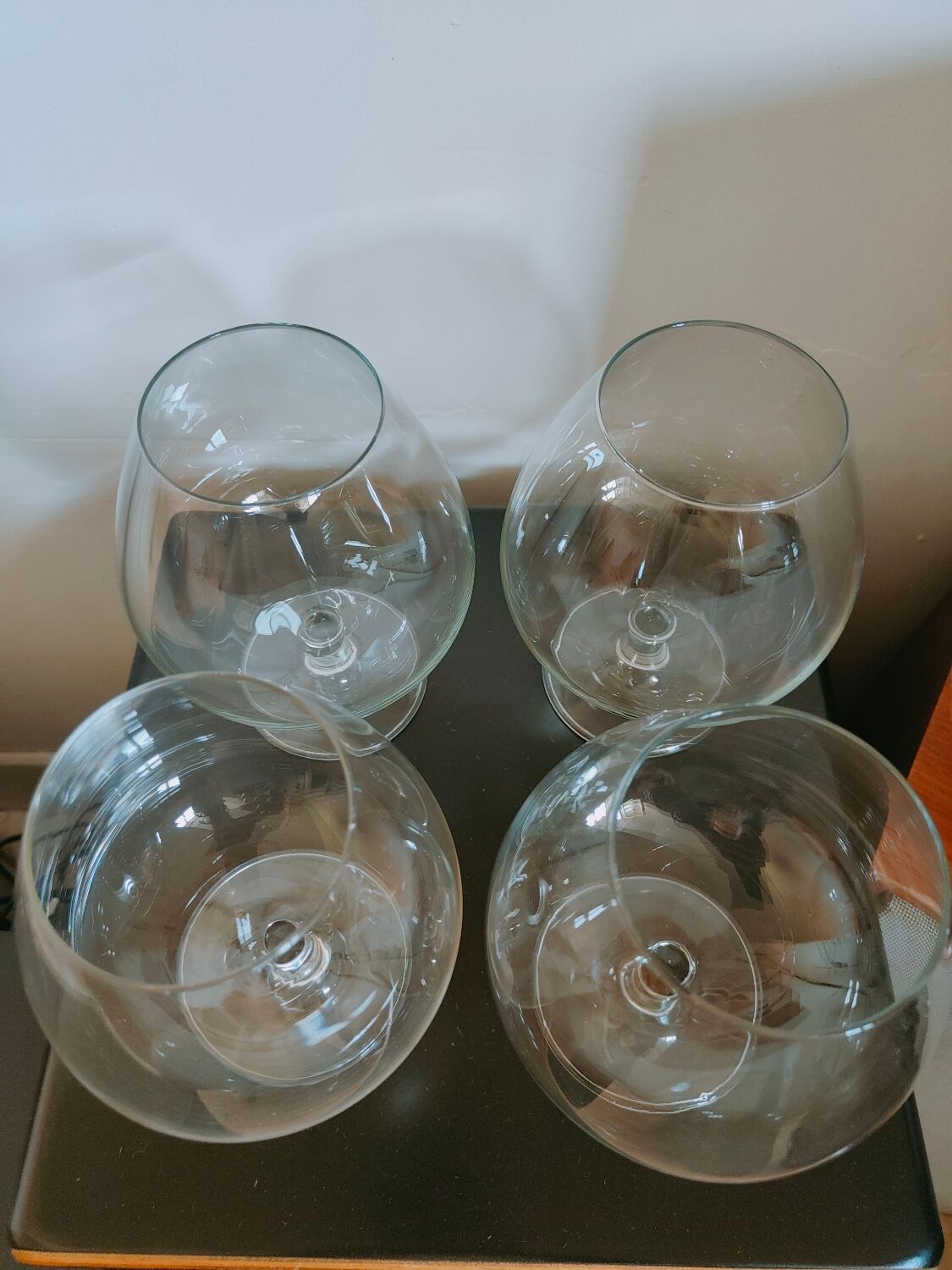 Cognac stemmed glass