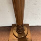 Louis XVI style display column in stained beech, 20th century