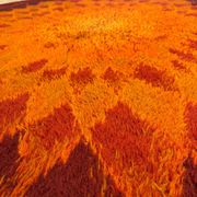 Vintage round rug