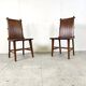 Mid century bamboo dining chairs, 1960s