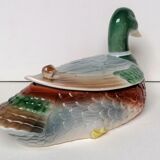 Empty pocket duck Francesco Guarino slip majolica