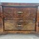 Art Decò console in mahogany burl