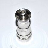 Peter piper vintage english pepper mill in silver metal park green pepper mill