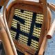 Set of 2 armchairs and 2 Parisian bistro chairs in rattan