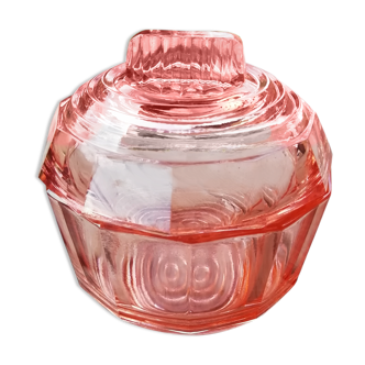 Bonbonnière glass rose