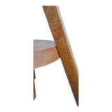 Solid wood screw workshop stool