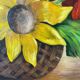 Large Table Bouquet of Flowers, Oil on Canvas, Signed Francine Dubo