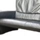 High end black leather sofa, De Sede sofa