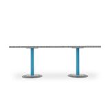 Kroma rectangular table by Antonia Astori for Driade, 1970s