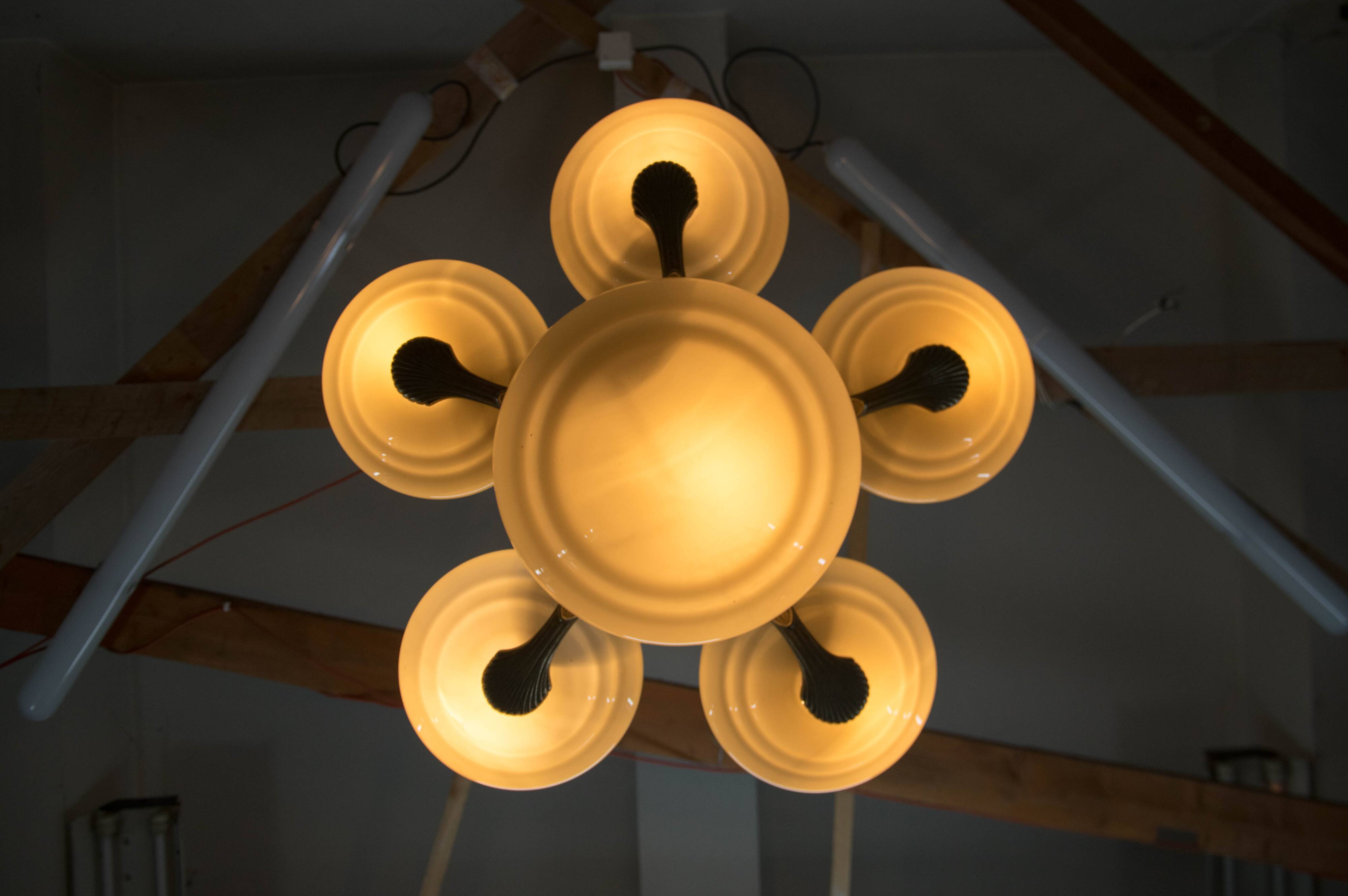 Art Nouveau Chandeiler, 1920s