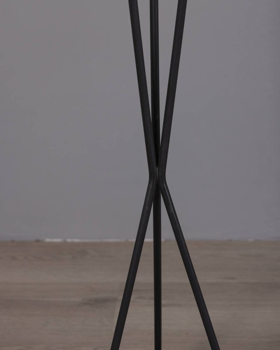 VINTAGE 1960S THREE-LIGHT GLASS FLOOR LAMP, ITALIAN DESIGN