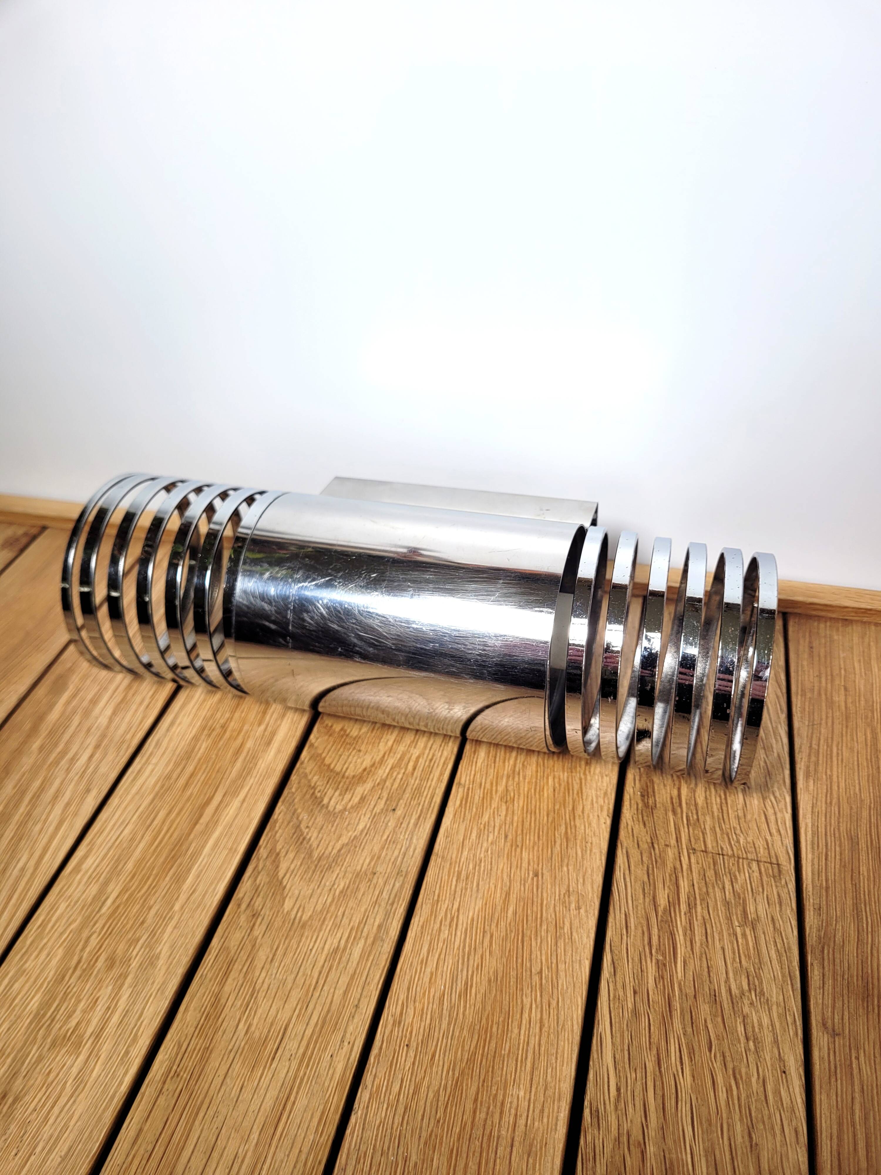 Vintage spring wall lamp 1970