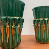 Pair of ceramic vases by PL France, 1960s