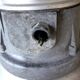 Large vintage industrial light fixture pendant light
