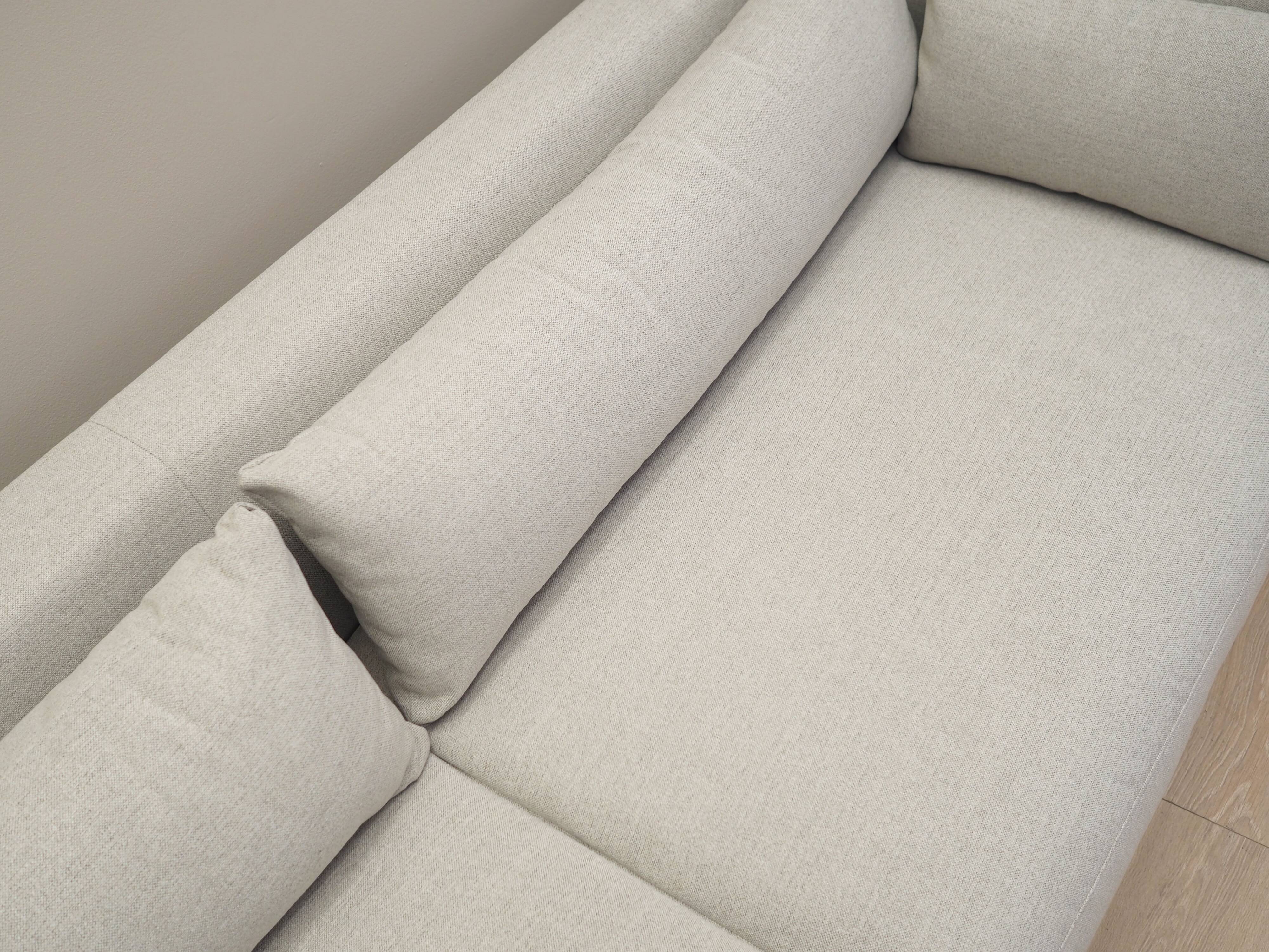 Grey sofa, Scandinavian design, 00s