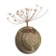 Stoneware ceramic wall vase from La Borne, 1960s