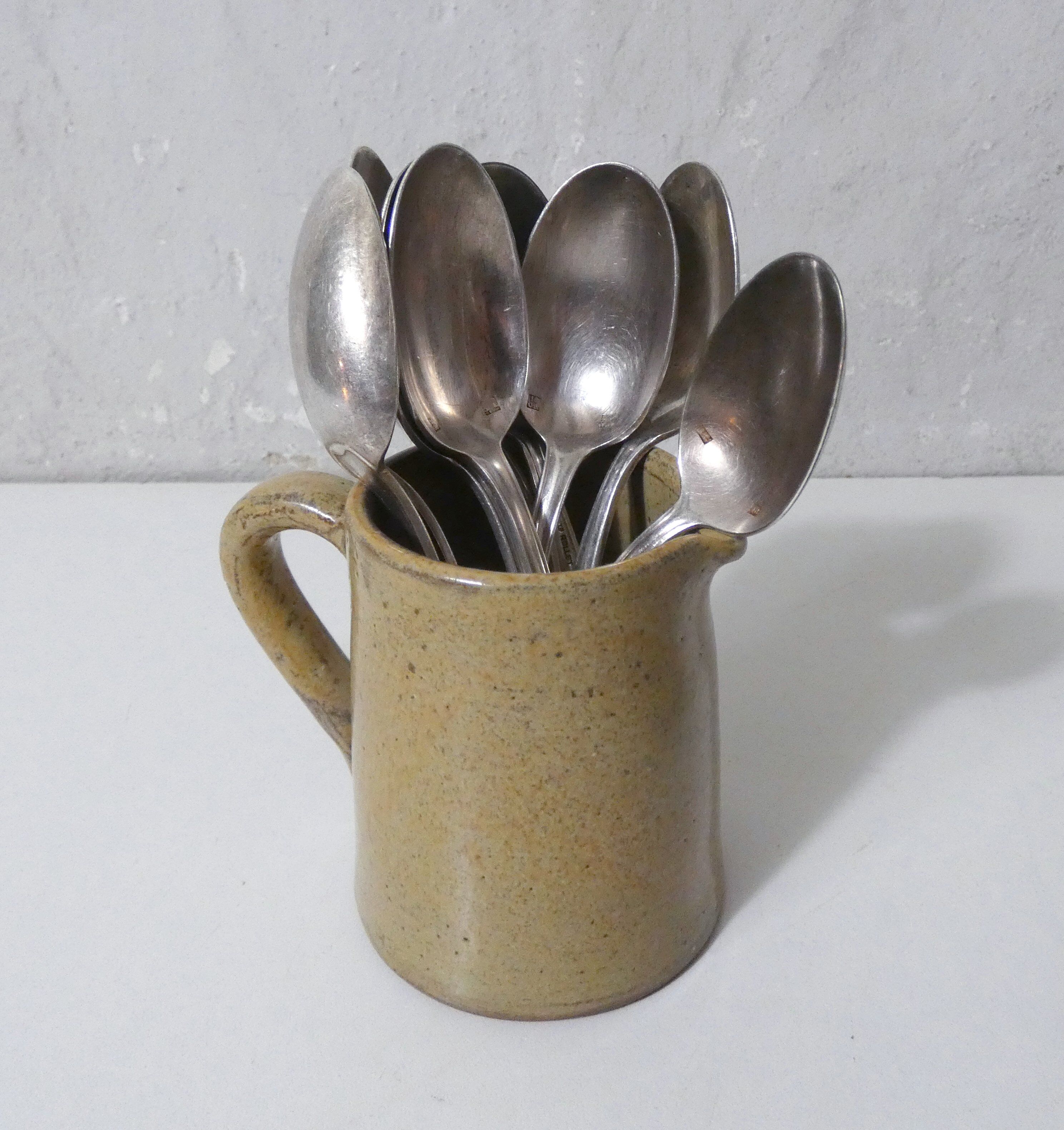 vintage stoneware cream jug