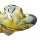 Mid-century modern bowl, glass, by H. Machanowska, Czechoslovakia, 1960s.