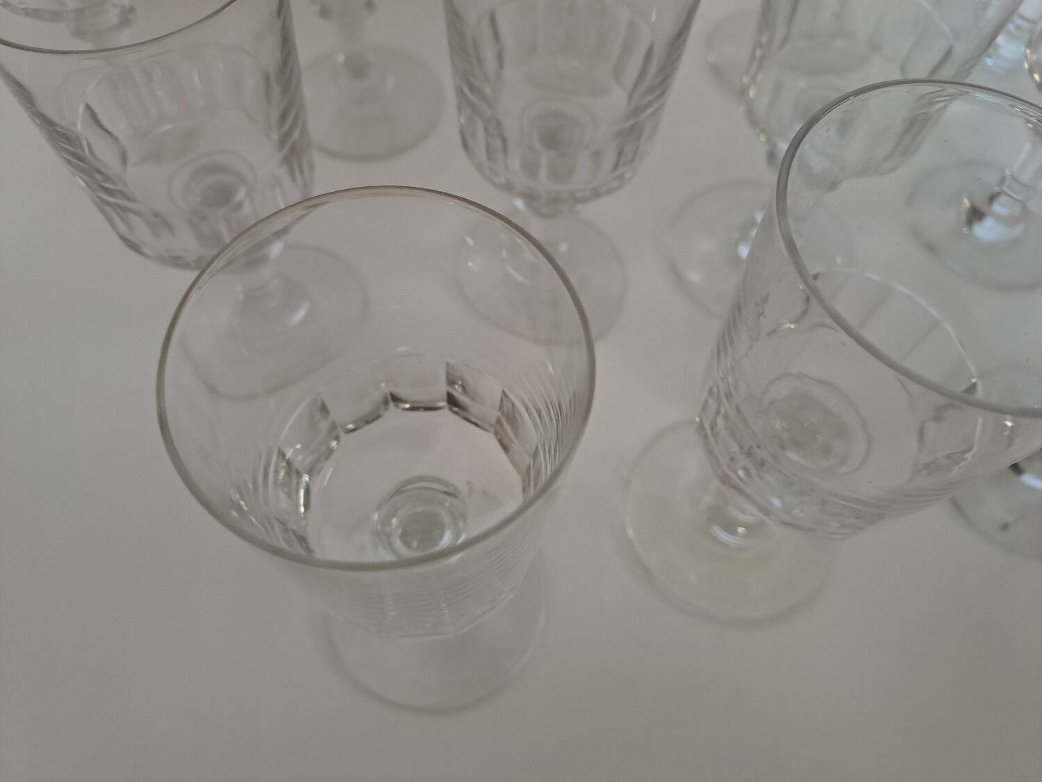 12 Portieux white wine glasses Mirabeau model h 12.2 cm