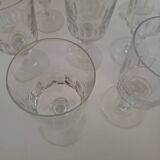 12 verres à vin blanc Portieux modèle Mirabeau h 12.2 cm