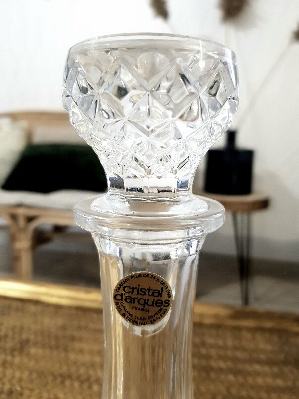 Carafe en cristal vintage
