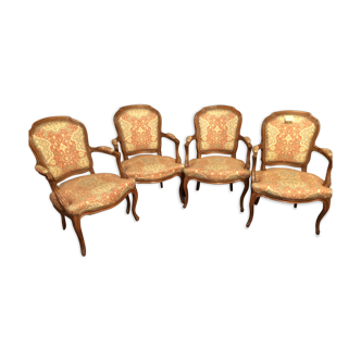 Fauteuils de style Louis XV