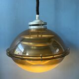 Vintage space age pendant lamp by Herda