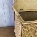 Vintage rattan chest