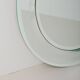 Large vintage mirror with double facet edge