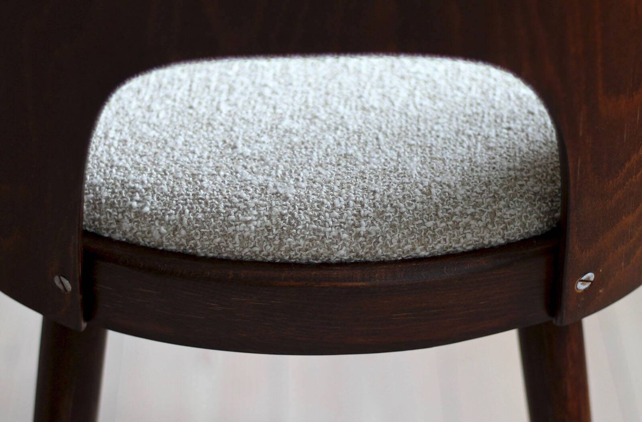 Set of 6 Dining Chairs by Oswald Haerdtl, Reupholstered in Kvadrat Fabric