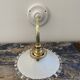 Vintage wall lamp in white opaline electrified to nine