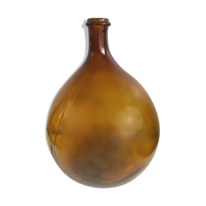 Dame-jeanne ambrée 10l bi-teinte