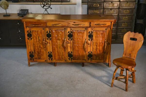 Sculptural brutalist sideboard 1970’s