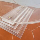 Table basse 70 plexi et verre