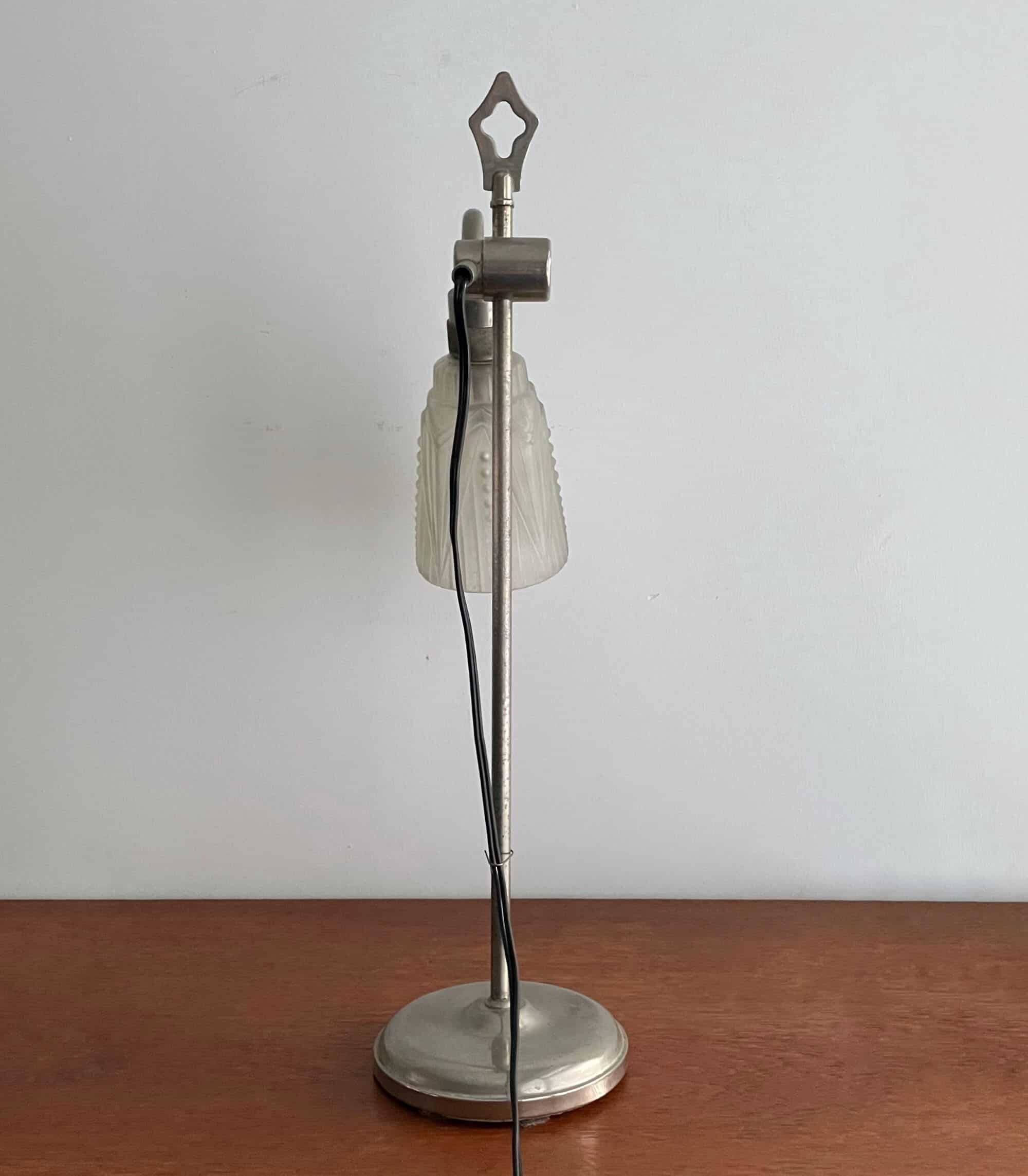 Art deco, French, table or desk lamp, 1920s