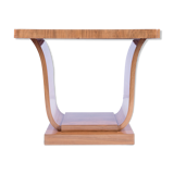 Guéridon art-déco en noyer