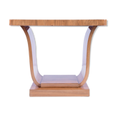 Art Deco walnut side table