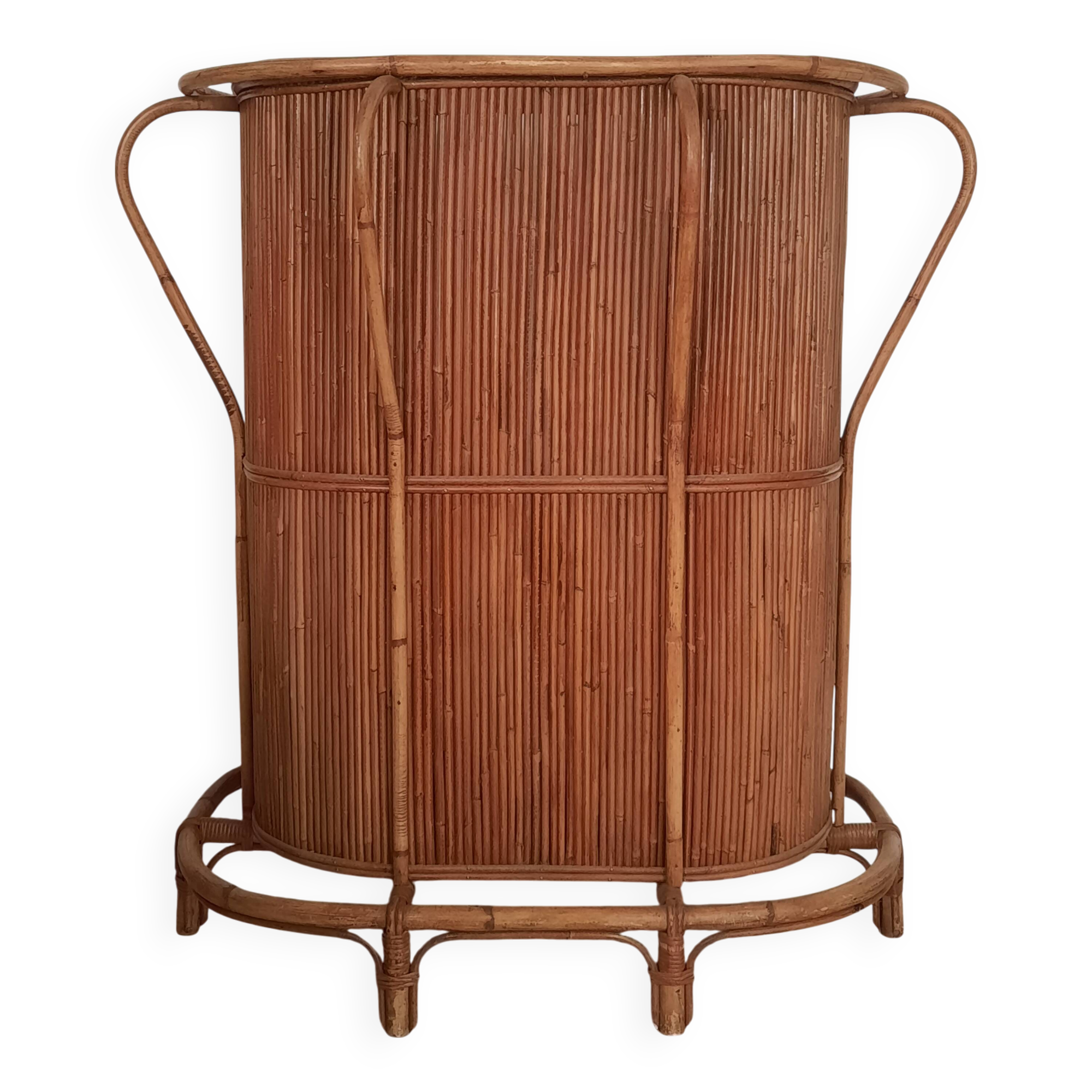 60s bamboo and rattan tiki bar
