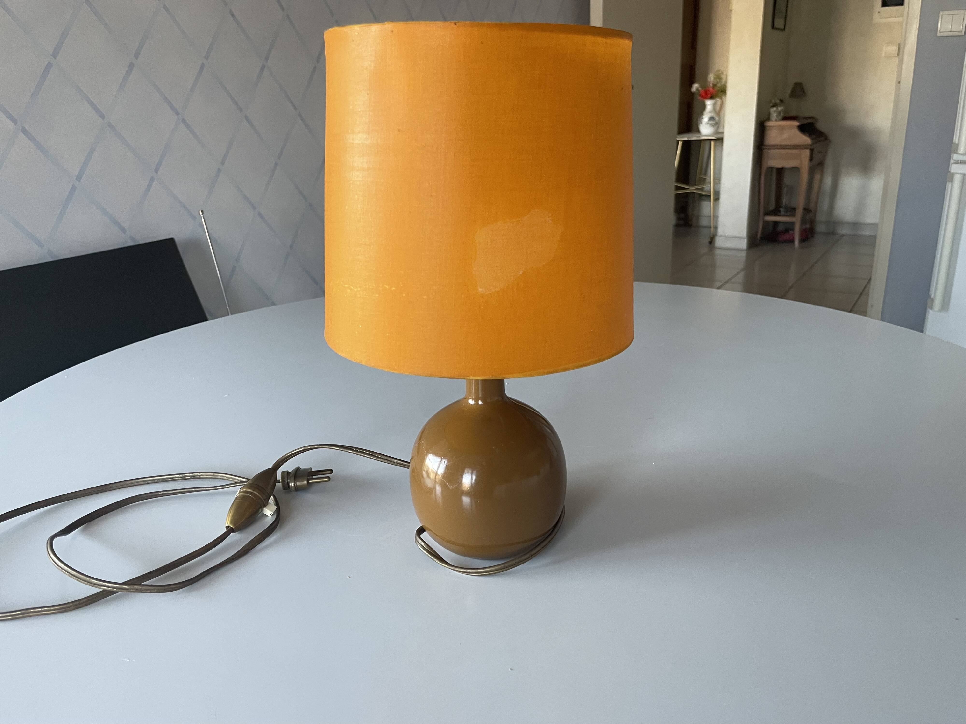 60s ceramic lamp